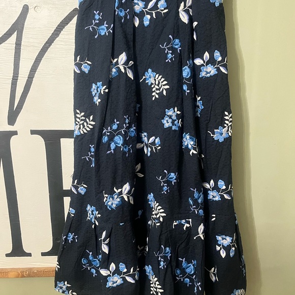 ANTONIO MELANI Blue and White Floral Dress - Picture 4 of 12